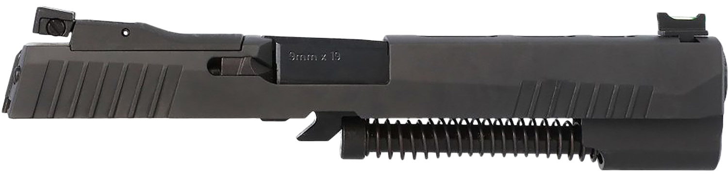 Sig Sauer 8901572 P320 Slide Assembly 9mm Luger Black Stainless Steel Optic Ready/Serrated Slide