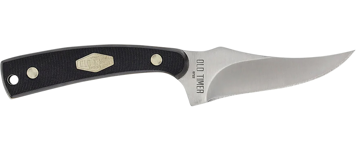 Uncle Henry 1179216 Sharpfinger 3.30" Fixed Clip Point Plain Stainless Steel Blade/ Delrin Handle