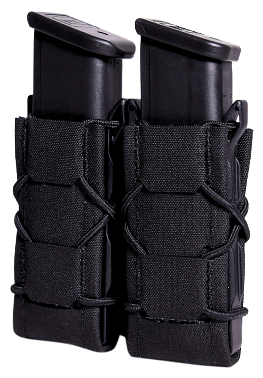 High Speed Gear 24PT02Bk Taco Gen 2 Double Pistol Black Nylon MOLLE Compatible W/ Pistol