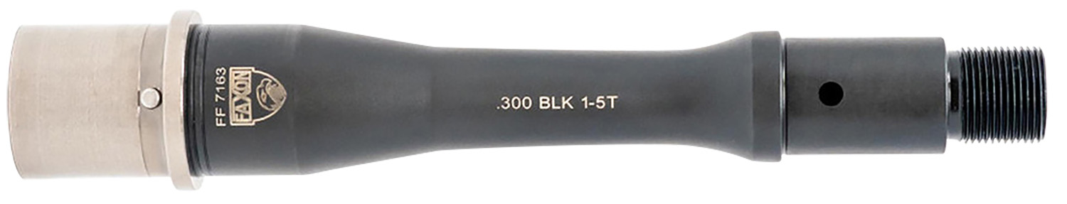 Faxon Firearms Match 300 Black 6" Nitride 416-R Stainless QPQ Nitride Barrel