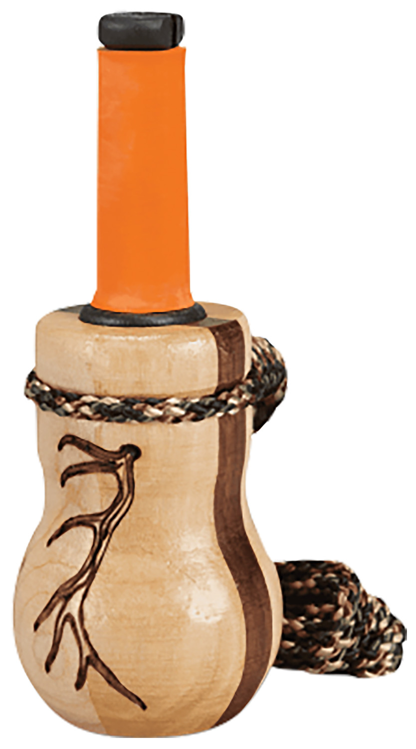 Wayne Carlton's HSWCC70167 Lil' Heifer Cow Call Walnut/Maple Wood Barrel - HS Precision