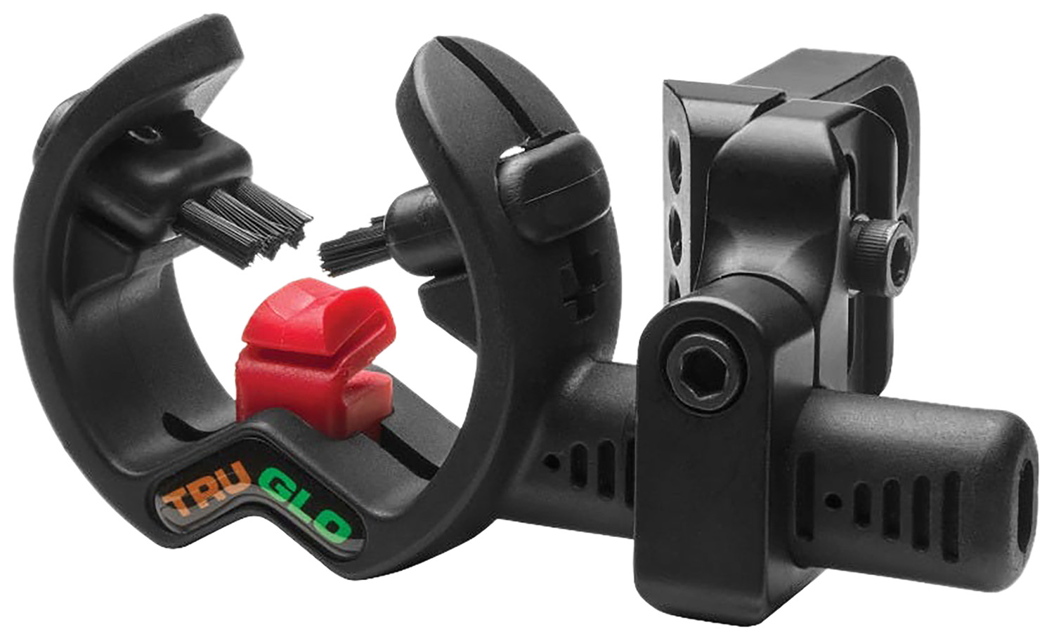 TruGlo TG620B Storm Arrow Rest Black Polymer Brush-Style Design