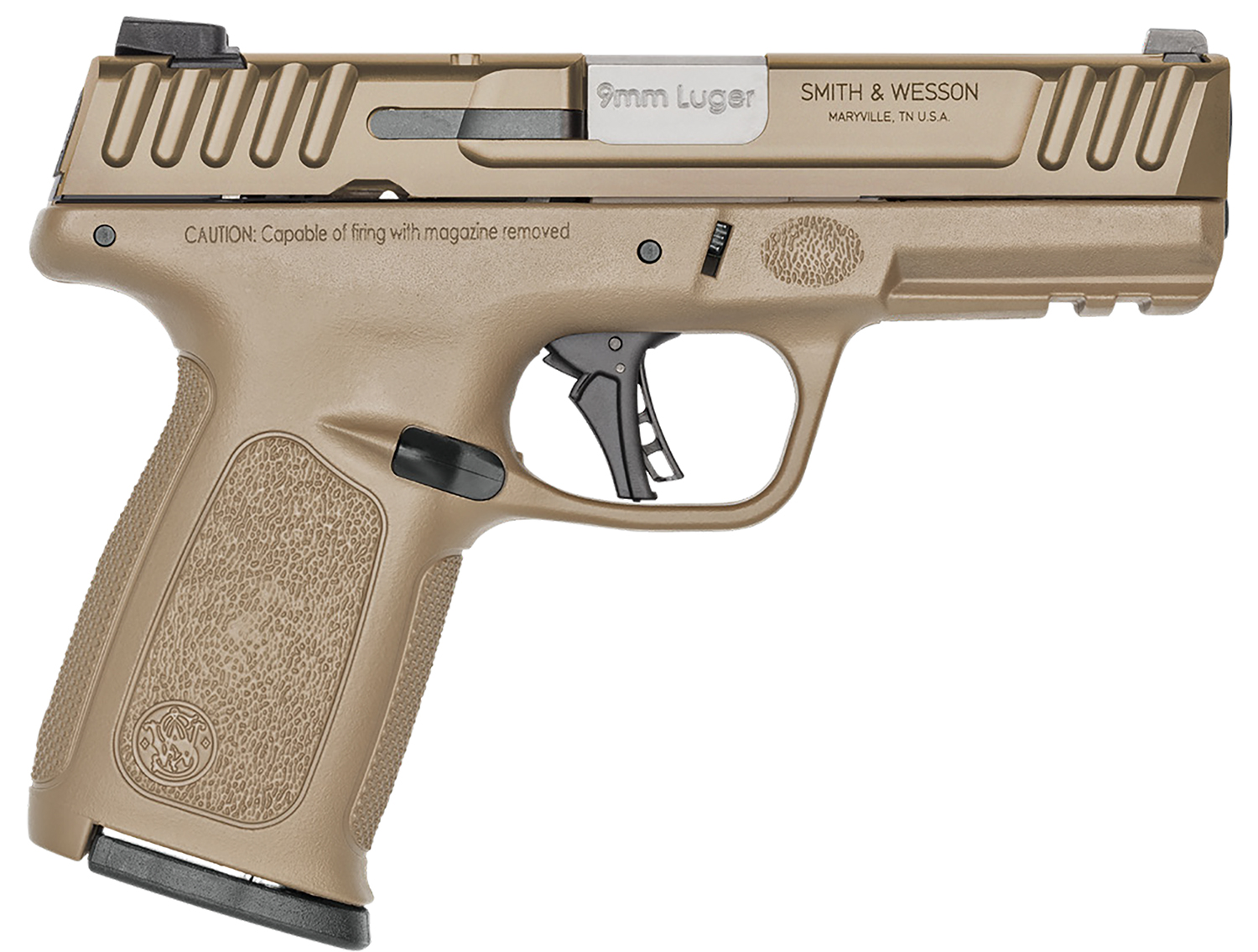 Smith & Wesson 14371 SD9 2.0 9mm Luger 16+1 4" FDE Compact Frame... - Smith & Wesson - 9mm