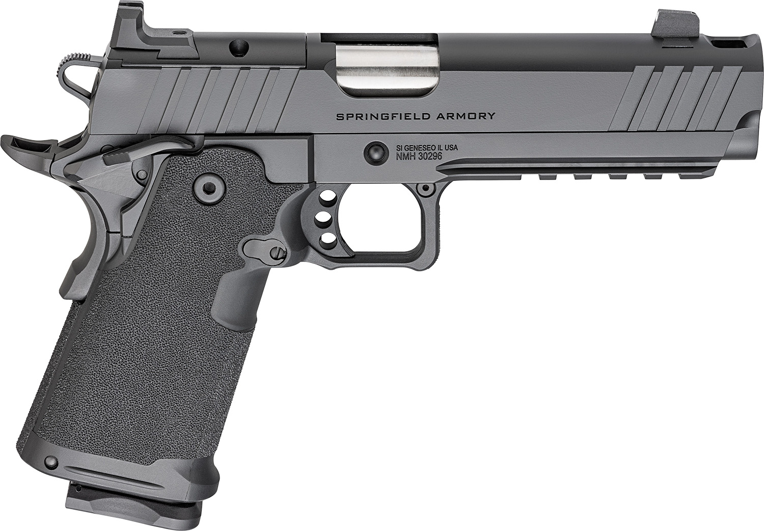 Springfield Armory PH9119AOSCOMP Prodigy  9mm 20+1 17+1 5" Stainless Black Cerakote Optic Ready Carbon Steel Slide Polymer Grip