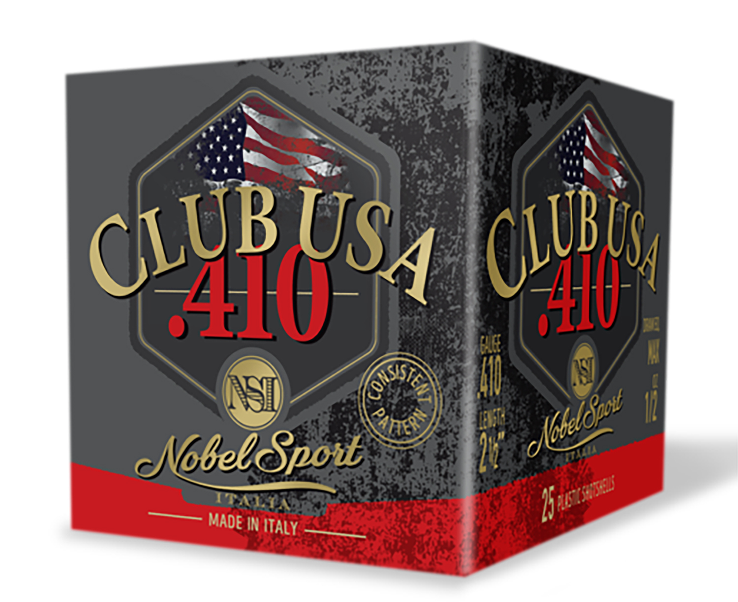 Nobel Sport ANS4126 Club USA .410 Gauge 2.5" 1/2oz 6 Shot 25/Box