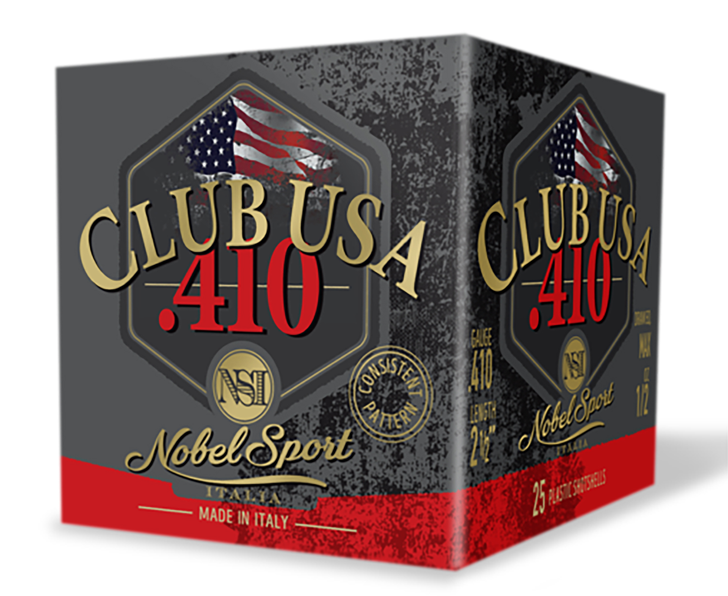 Nobel-eurosports Llc ANS4128 Club USA 410Gauge 2.50" 1-2oz 8Shot 25 Rounds