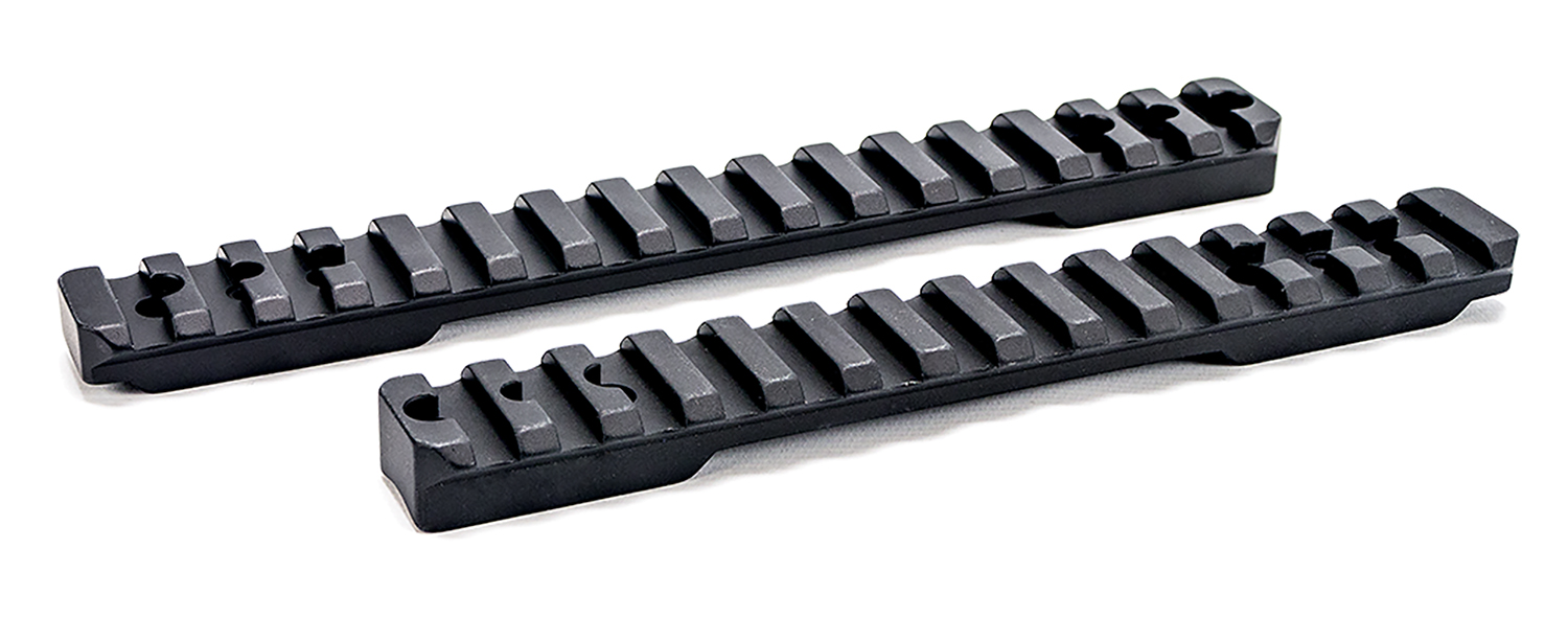 Pure Precision 20SASTBLKANO 20 MOA Rail Black Anodized Short Action