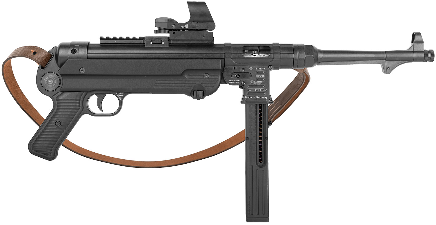 Blue Line Solutions Mauser MP40P Pistol 22 LR 10" Barrel With Red Dot