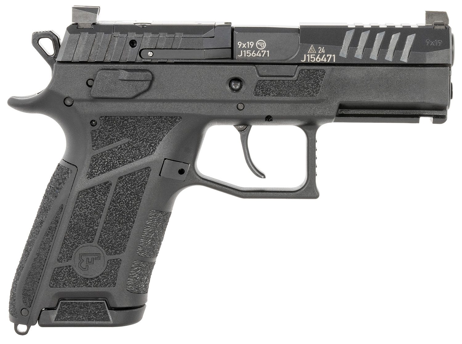 CZ-USA 91660 P-09 C Nocturne Compact Frame 9mm Luger 15+1 3.74in. Black ...