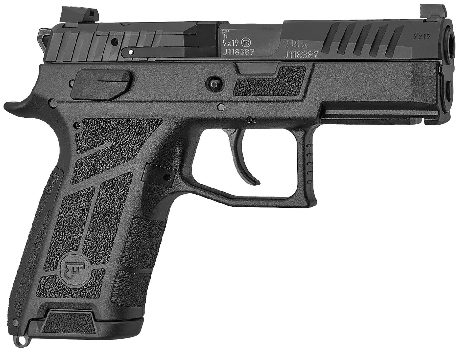 CZ-USA 01660 P-09 C Nocturne Compact Frame 9mm Luger 10+1 3.74" Black... - CZ-USA - 9mm