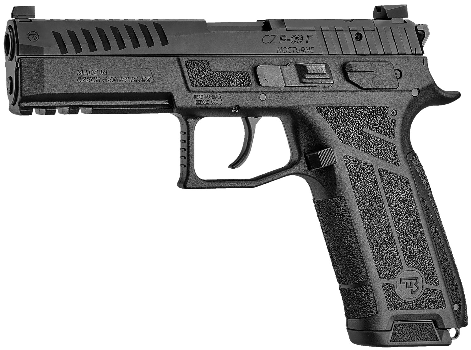 CZ P-09 F Nocturne 9mm 4.53 in. – Reliable Pistol 6 CZ USA P-09 F Nocturne, alternate view