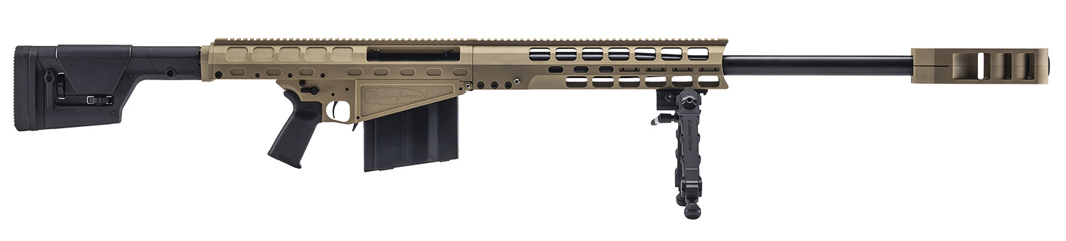 Thompson TAO50FDE TAO50  50 BMG 10+1 29 Black Steel Barrel, Flat Dark Earth Anodized Picatinny Rail Aluminum Receiver, Magpul PRS Gen3 Polymer Stock, Magpul MOE+ Grip, Features Accu-Tac Bipod