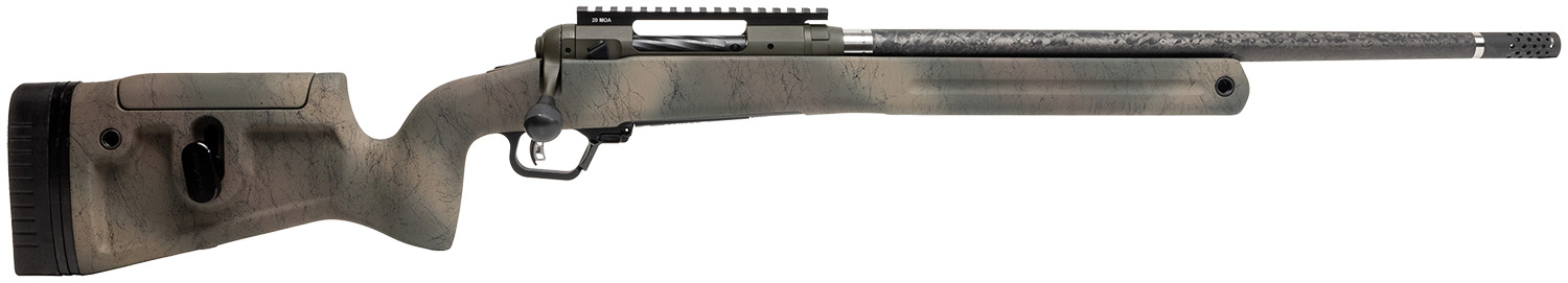 Savage Arms 58159 110 Pro Pursuit 28 Nosler 3+1 20" Olive Dark Green Cerakote Earth-Tone Camo/Black Web Right Hand