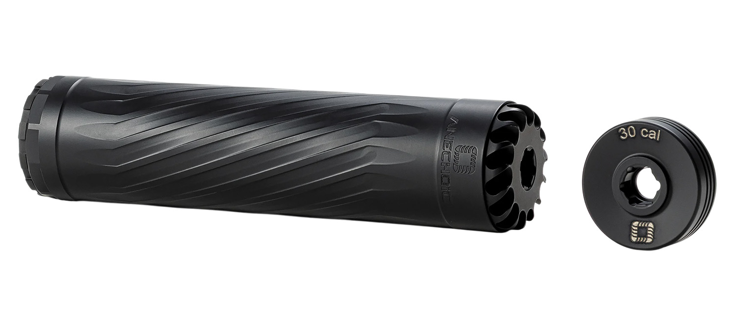 Anechoic X30B Titanium Suppressor 22-30Cal 1.62" Black 5/8"x24