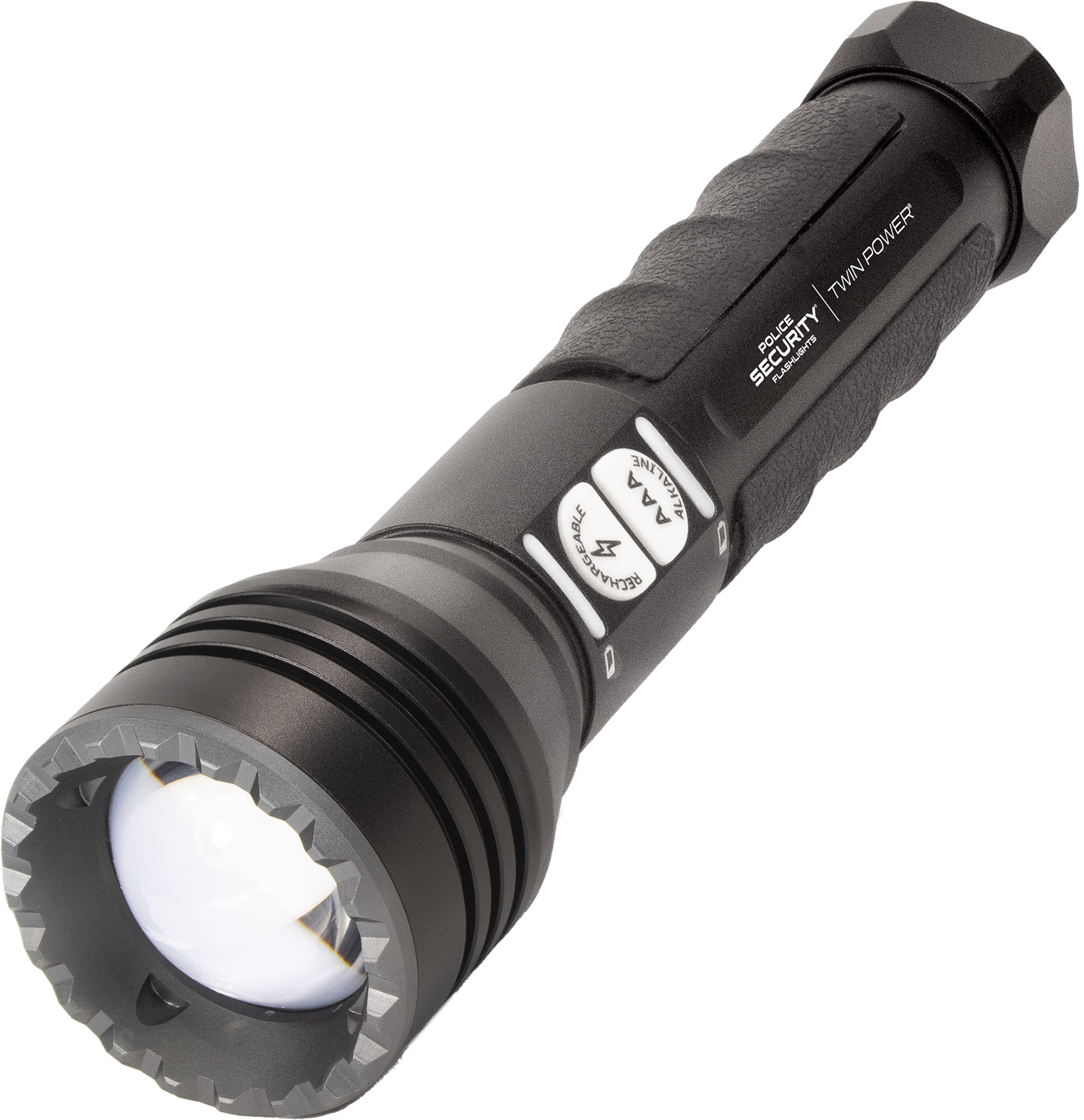Lb Marketing 97741 Twin Power Flashlight Black 220/450 Lumens LED