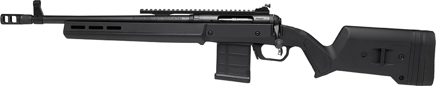 Savage Arms 58183 110 Scout Full Size 6mm ARC 10+1  16.50" Matte Black Threaded Barrel, Picatinny Rail Carbon Steel Receiver, Black Magpul Hunter Synthetic Stock Left Hand