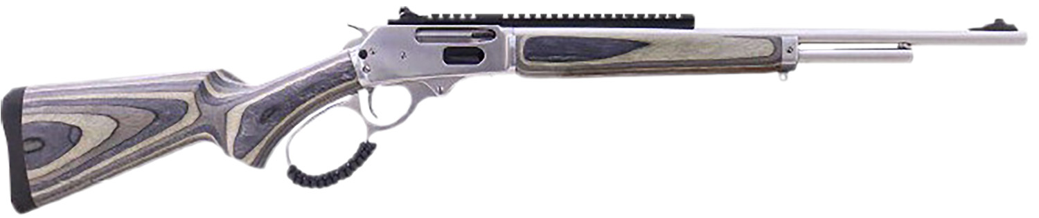 Rossi 950045189LW R95  45 Colt 8+1 18 Matte Stainless Threaded Barrel, Stainless Polished Stainless Steel Receiver, Fixed Laminate Stock