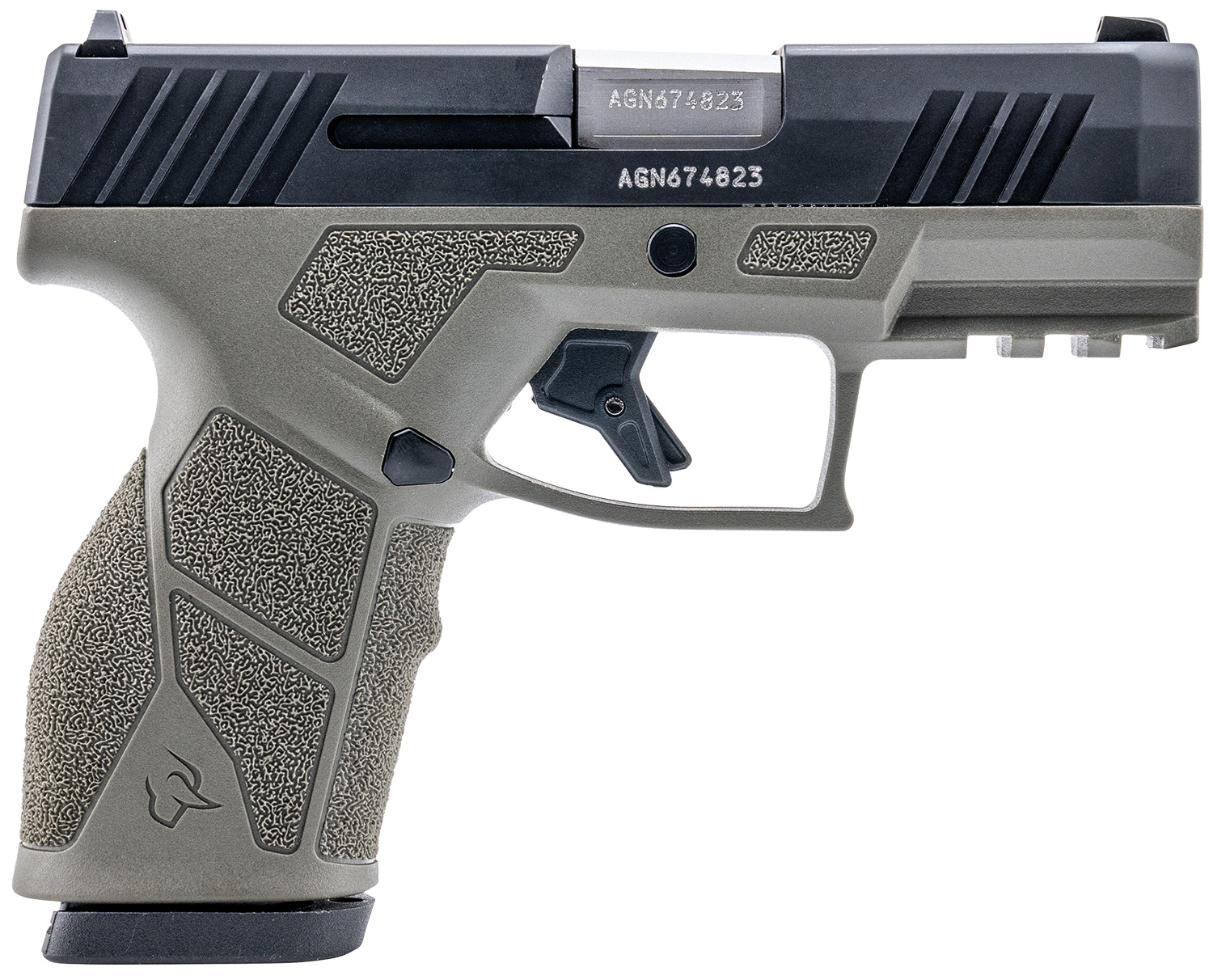 Taurus 1-GX2931O GX2  9mm Luger 13+1 3.37" Matte Stainless Steel Barrel, Matte Black Serrated Stainless Steel Slide, OD Green Polymer Frame w/Picatinny Rail, Polymer Grip