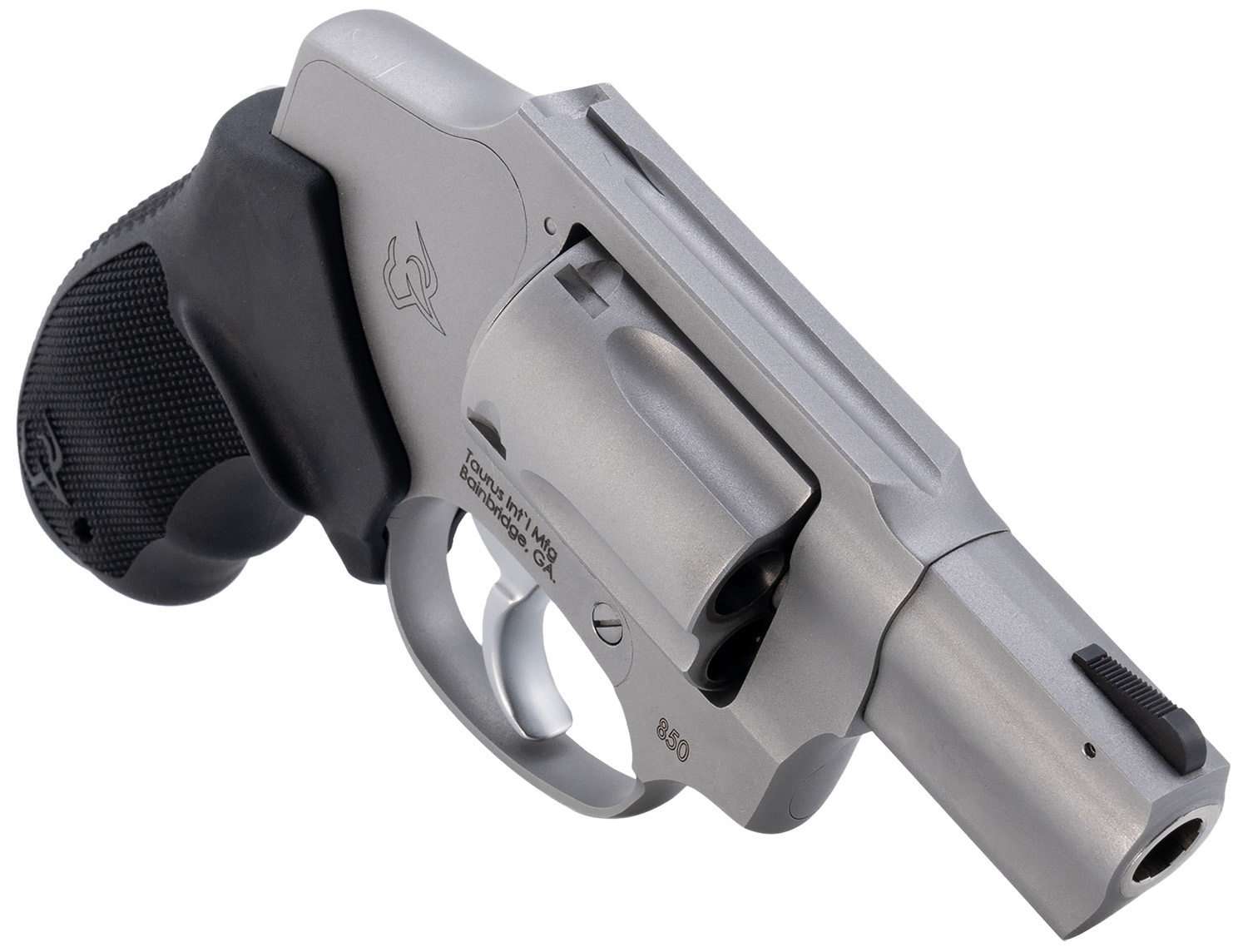Taurus 850 38 Special 2 in. Matte Stainless 5-Shot Hammerless Revolver - Superb Pocket Carry 2 Taurus 850 38 Special 2 in. Matte Stainless 5-Shot Hammerless Revolver - Superb Pocket Carry - Image 2