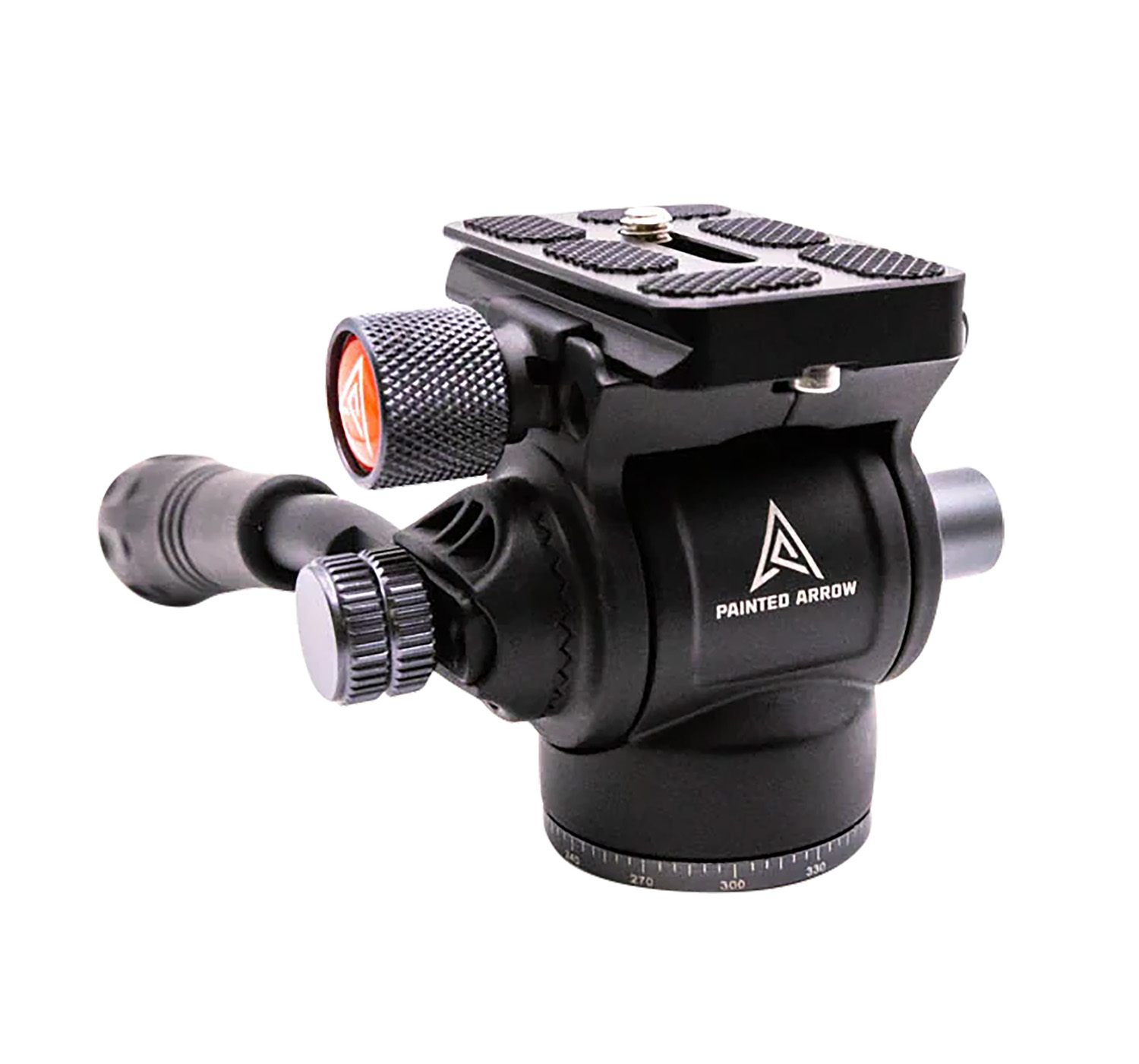 Painted Arrow MAGFH1 FH1 Tripod Fluid Head Black 9.6oz Arca-Swiss Plate