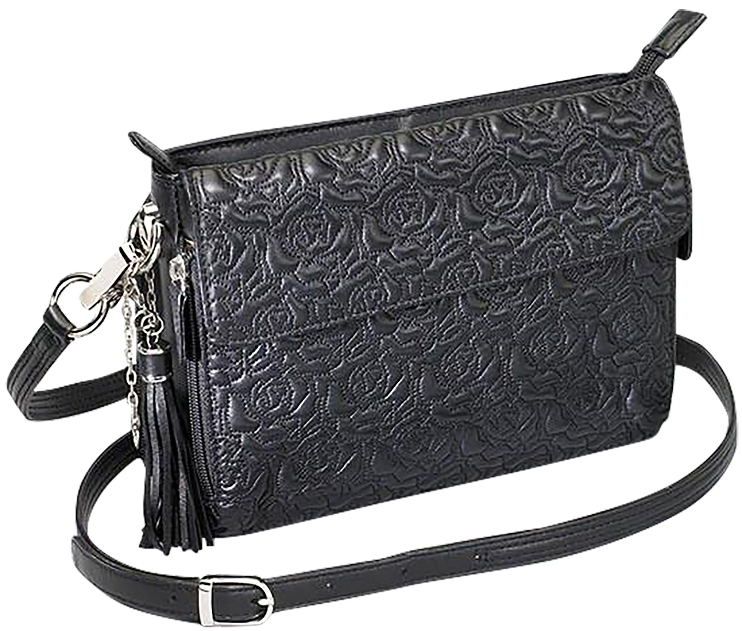 GTM  GTM-10/BK        CLUTCH PURSE  EMBROID LMBSKN