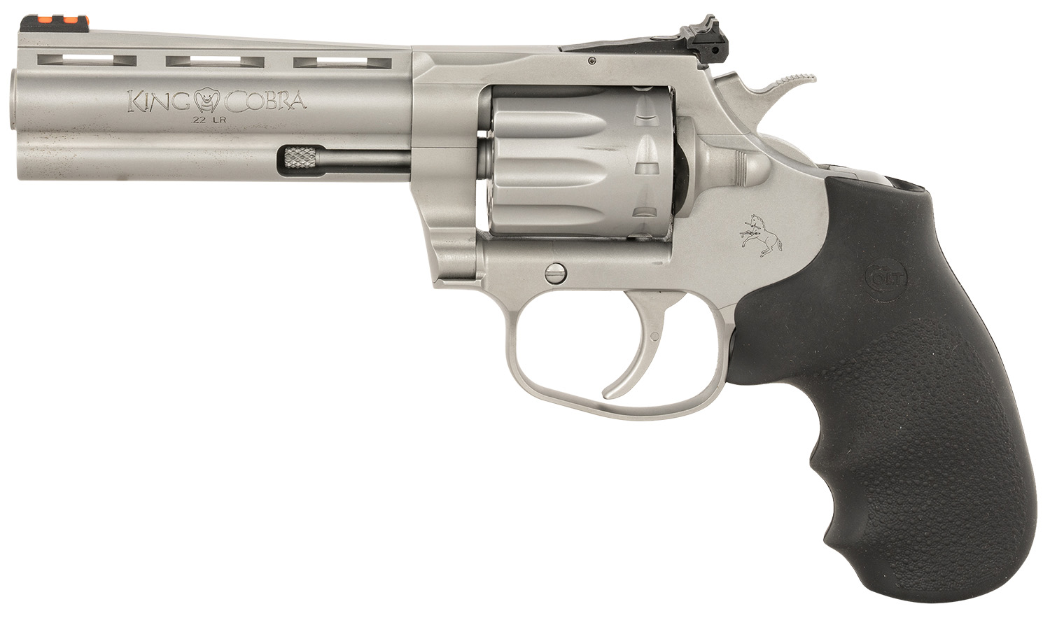 Colt King Cobra Target Matte Stainless 22 LR 4.25 in. – Superb 10 Shot 2 Colt King Cobra Target Matte Stainless 22 LR 4.25 in. – Superb 10 Shot - Image 2