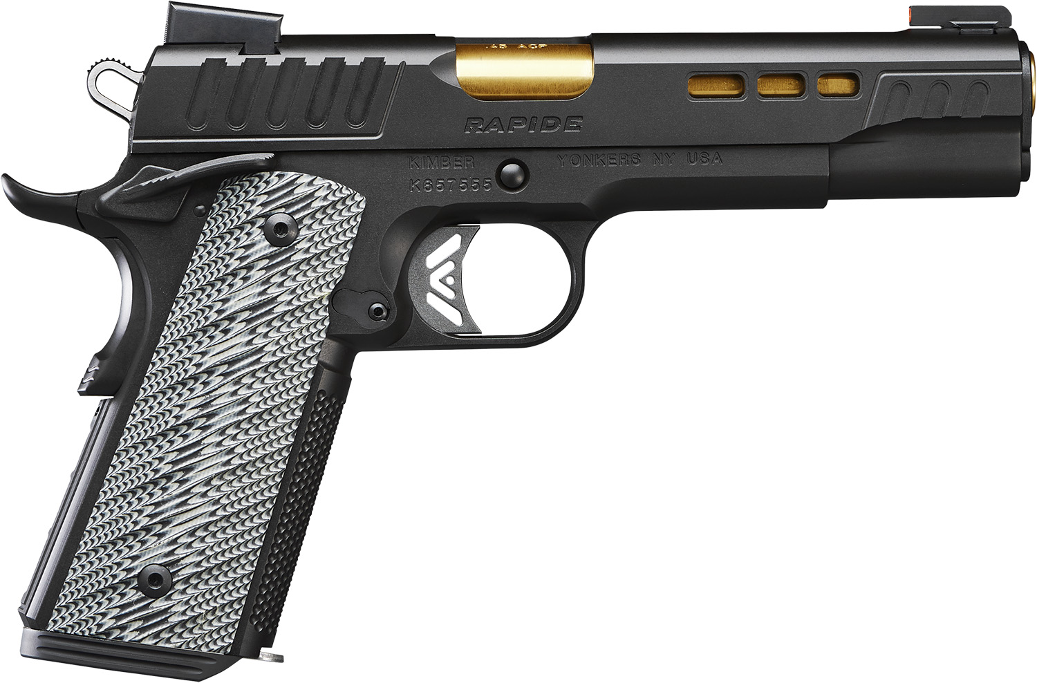 Kimber Mfg.,inc 3000383 Rapide Dn Ns 45acp 8+1 5in. Kimpro Ii Black 