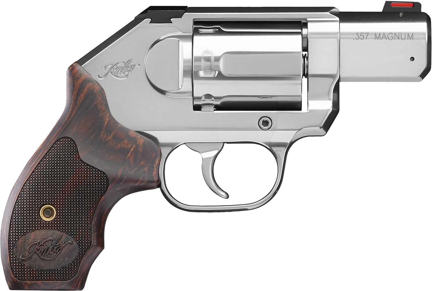 Kimber K6s DCR .357 Magnum 2-Inch Stainless, Fiber Optic, Laminated Grip - Kimber - DAO