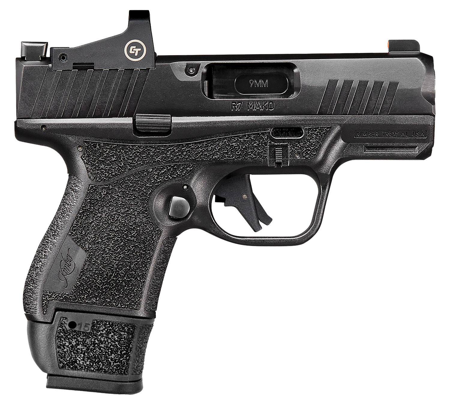 Kimber Mfg.inc 3800035 R7 Mako OR Bundle 9mm 15+1 3.37" FNC Stainless