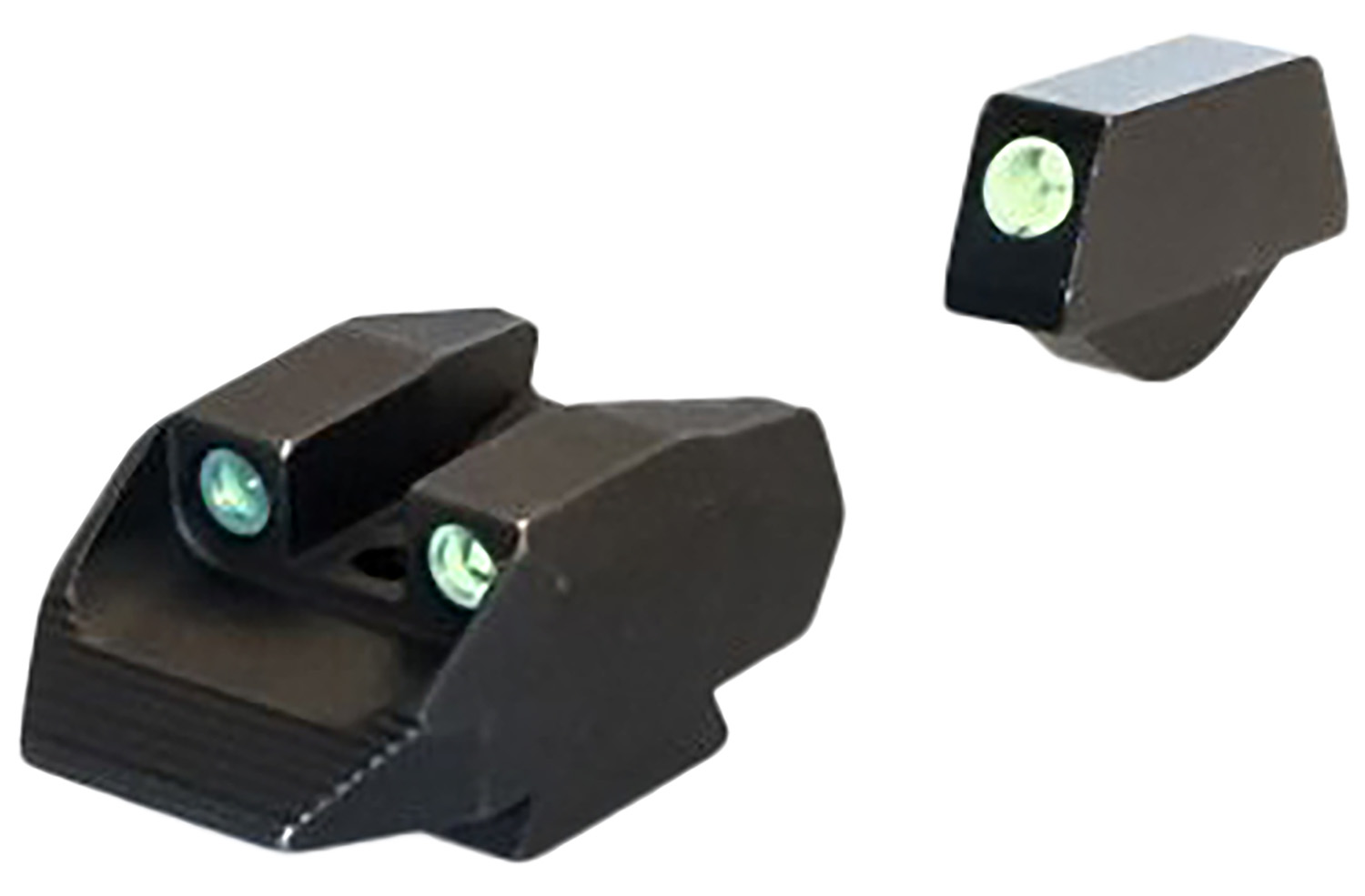 Kimber Mfg.,Inc Ml11231 K6S Night Sight Set Green/Tritium Black Outline Front Sight-Green/Tritium Black Outline Rear Sig