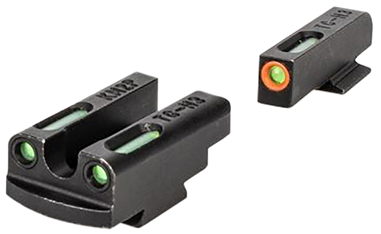 Kimber Mfg.,Inc 4000154 Micro 9 Trulgo TFX Pro Sight Set Green/Fiber Optic Orange Outline Front Sight-Green/Fiber Optic 