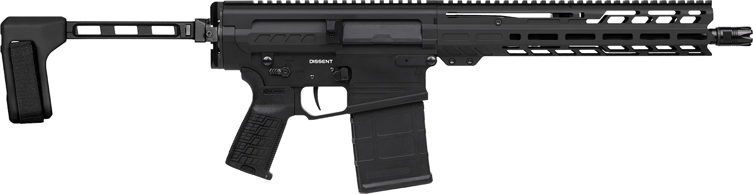 CMMG 33A380C-AB Dissent Mk3 8.6 Blackout Pistol 12.5" Barrel 20rd Black