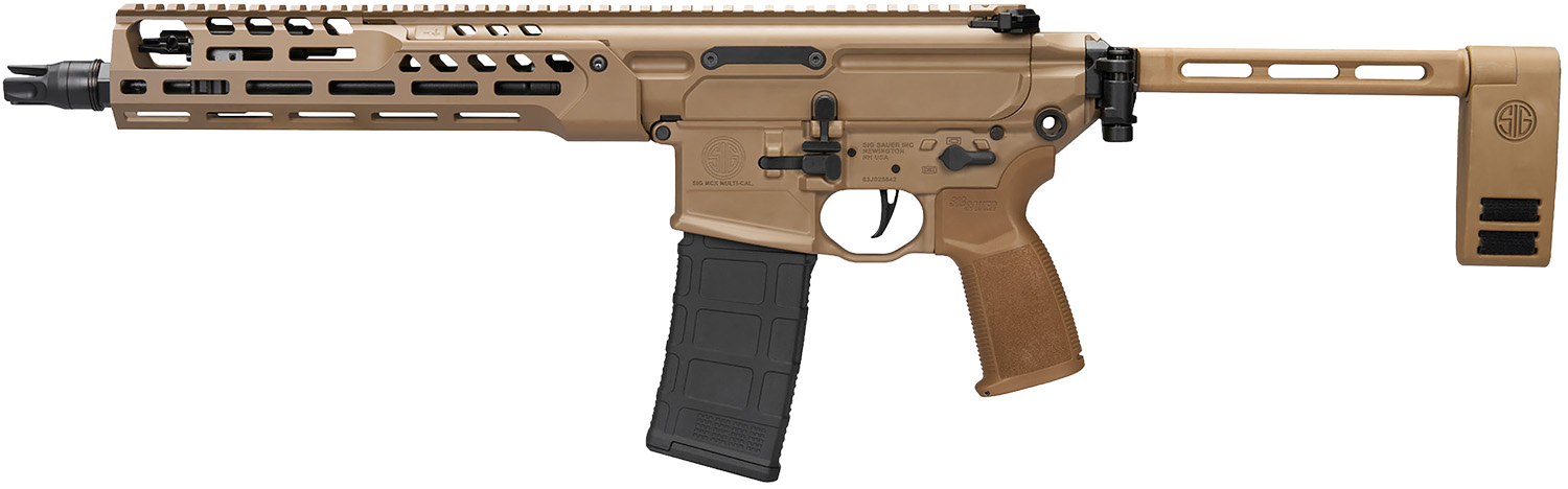 Sig SAUER MCX Spear-LT IR 5.56 NATO 11.5in 10rd FDE Semi-Auto Pistol - Sig Sauer - 223 Rem | 5.56 NATO