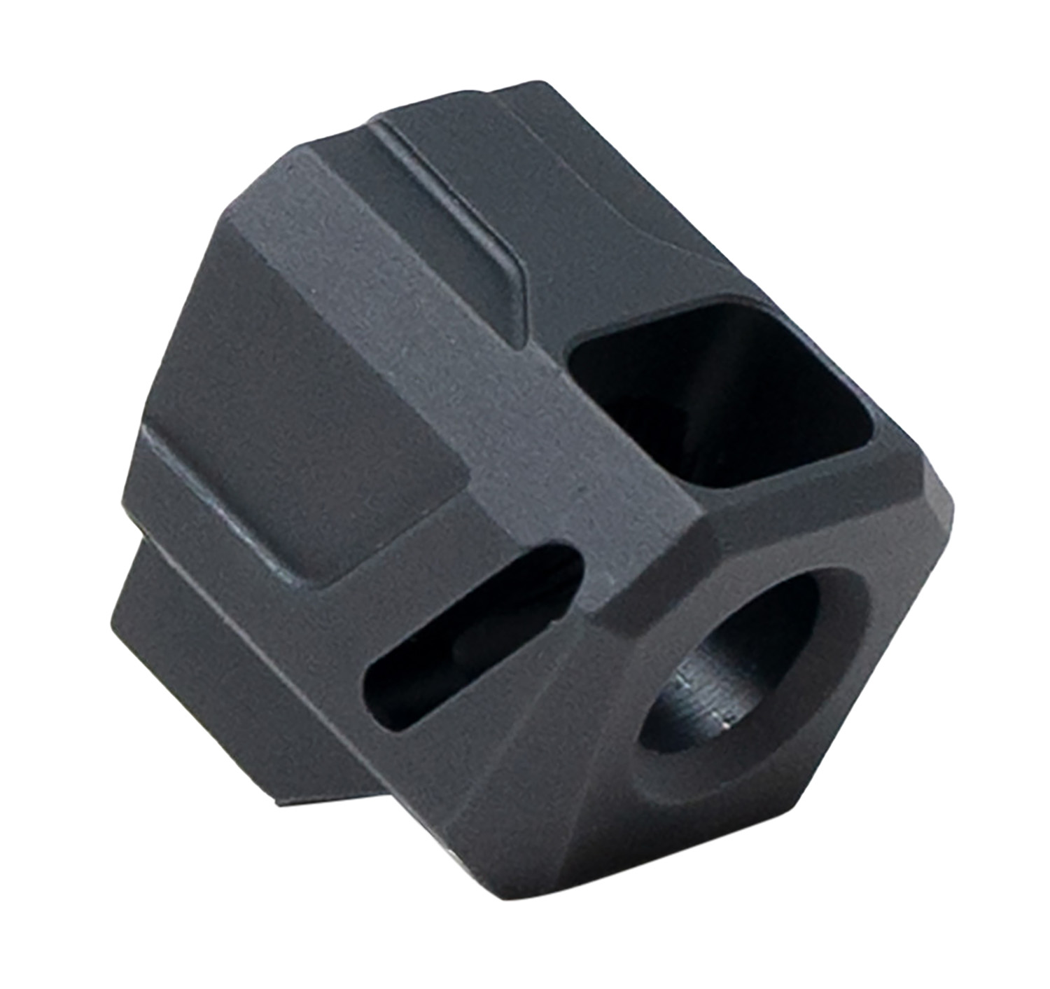 Faxon Firearms FFPACOMPSSMP01 EXOS-524 Compensator For M&P Shield/Shield Plus Anodized Aluminum 1/2"X28 Threads 1.10" OA