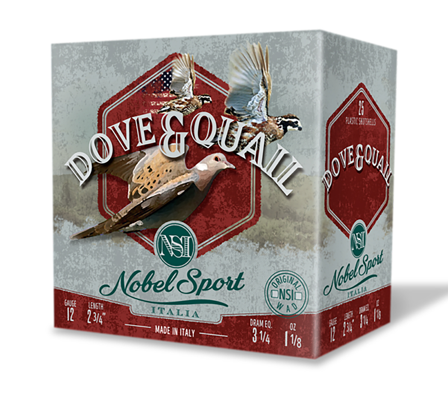Nobel/Eurosports LLC ANSF126 Dove & Quail 12Gauge 2.75” 1 1/8oz 6Shot...