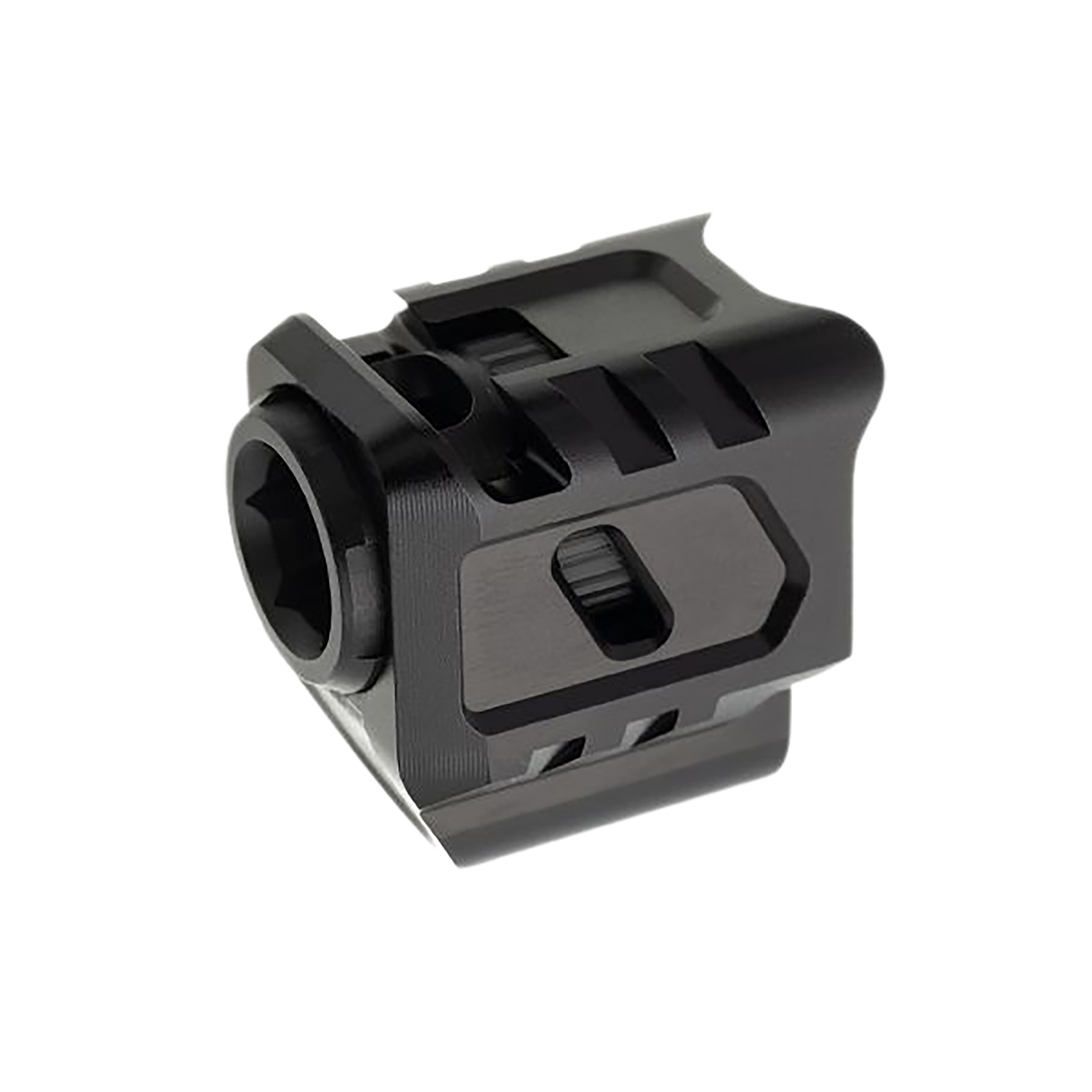 Tyrant CNC TDG43COMPBLK/BLK Black Aluminum 9mm Compensator