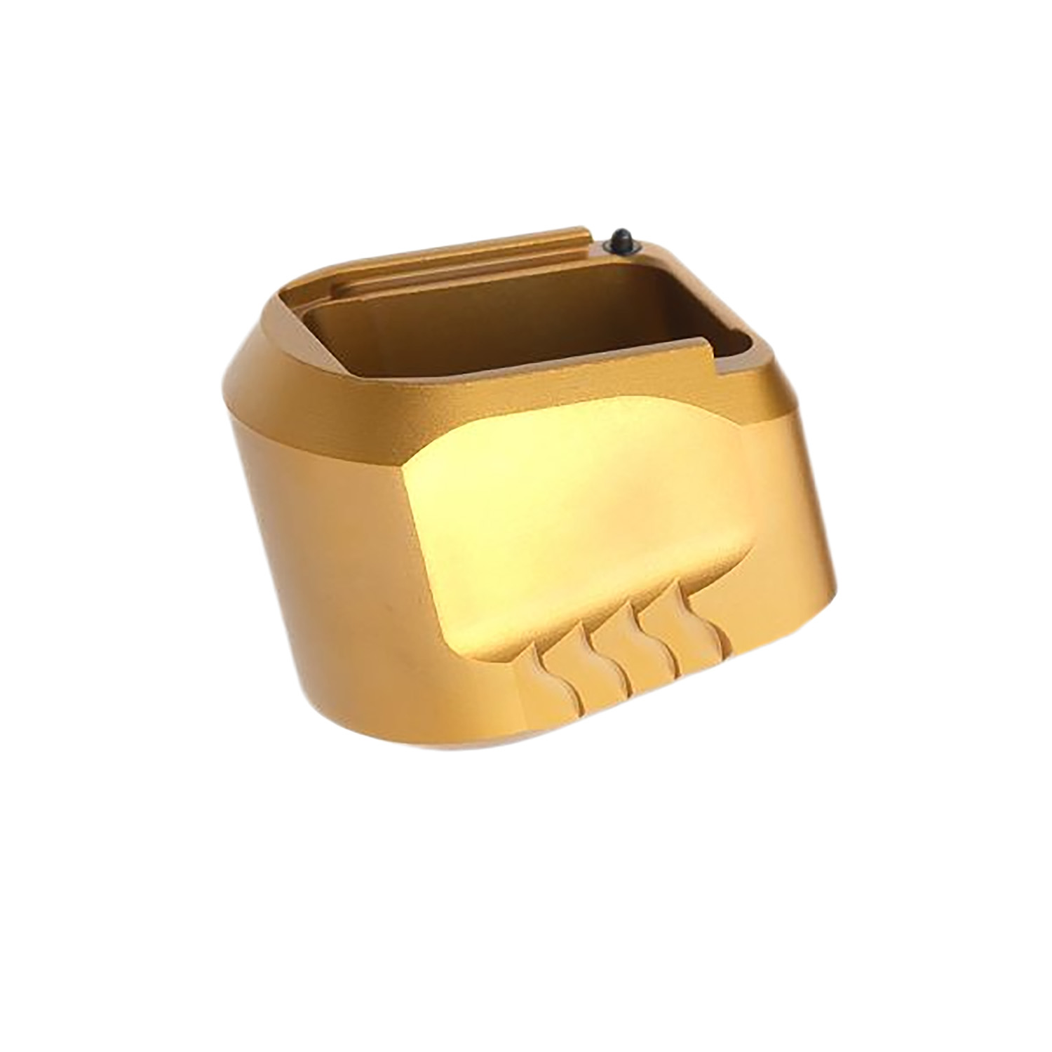 Tyrant CNC TDMPMAGEXFSGOLD Magazine Extension 9mm/40 S&W Aluminum Black