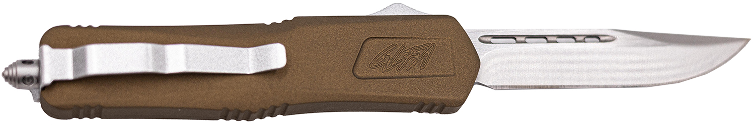 Great Lakes Firearms GLKMDSMTBRZ 3.5" OTF Steel Blade Bronze Handle