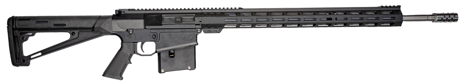 GLFA GL10LA7PRCSSBLK AR10 24" 416R SS Barrel 1:8 Twist MLOK Handguard