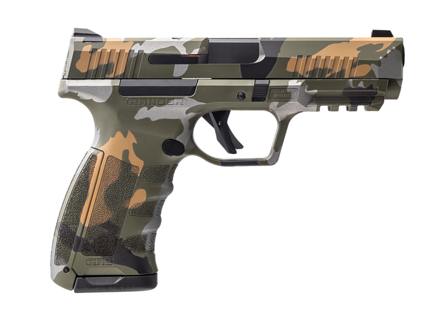 Dickinson RA9C 9mm 17+1 4.25" Black Barrel Ranger Camo Slide/Frame