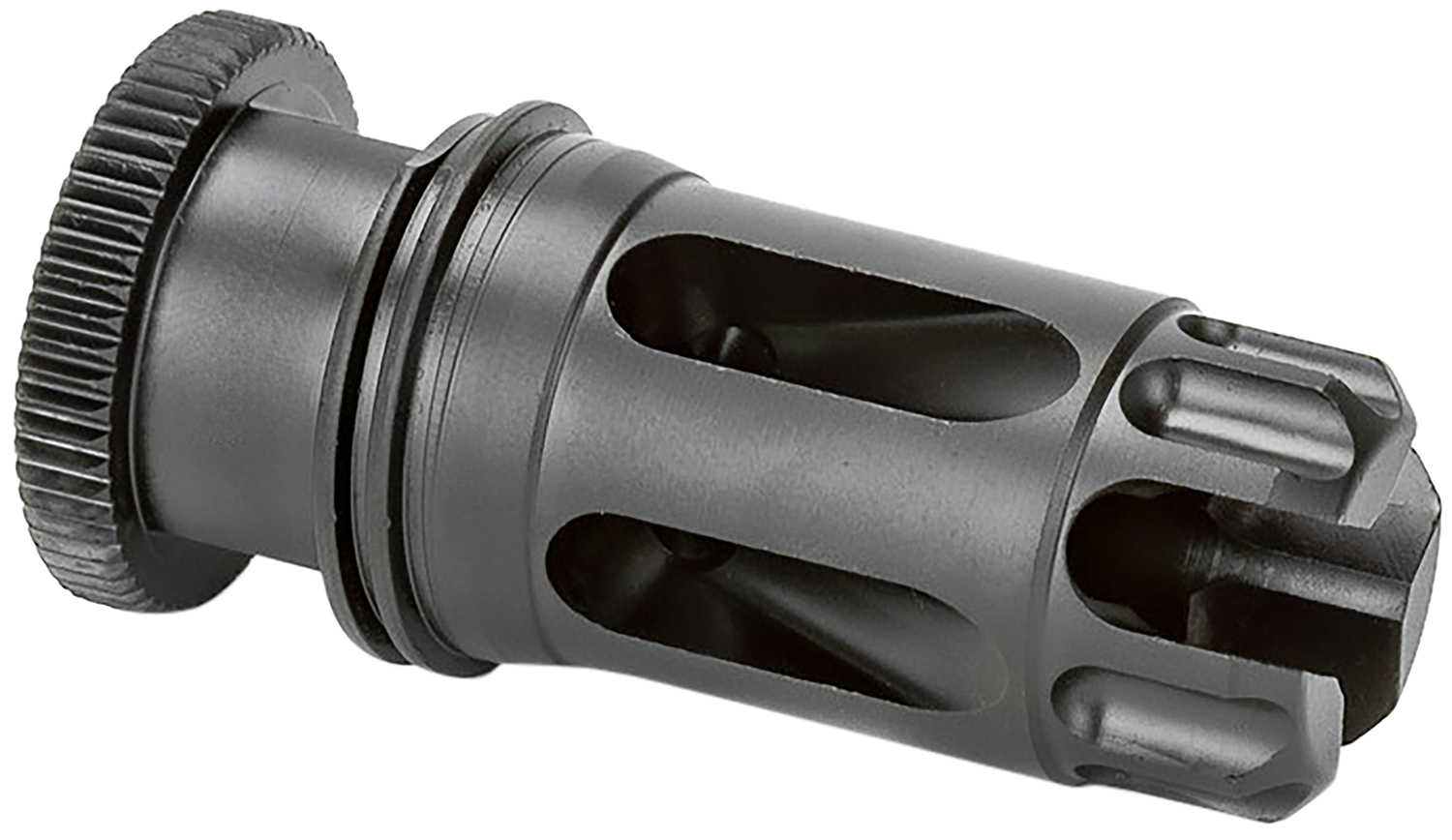 Griffin Armament DLFC22C1228 Dual-Lok Flash Comp 22-5.56 Black QPQ Nitri...
