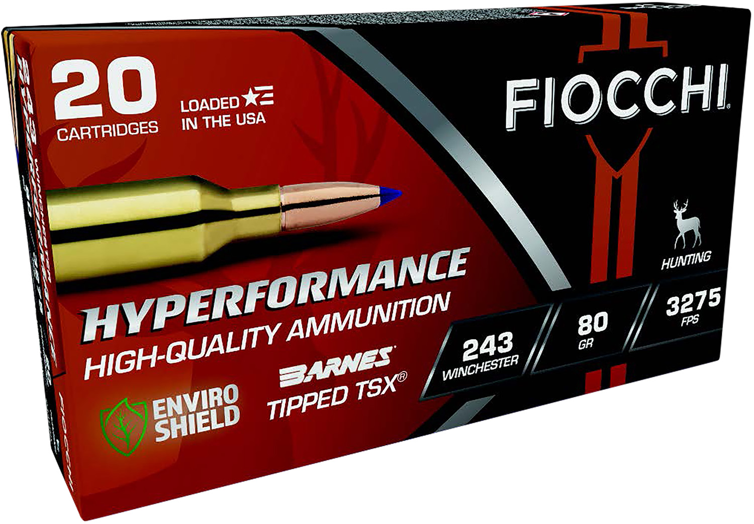 Fiocchi 243TTSX Hyperformance 243Win 80Gr Barnes T