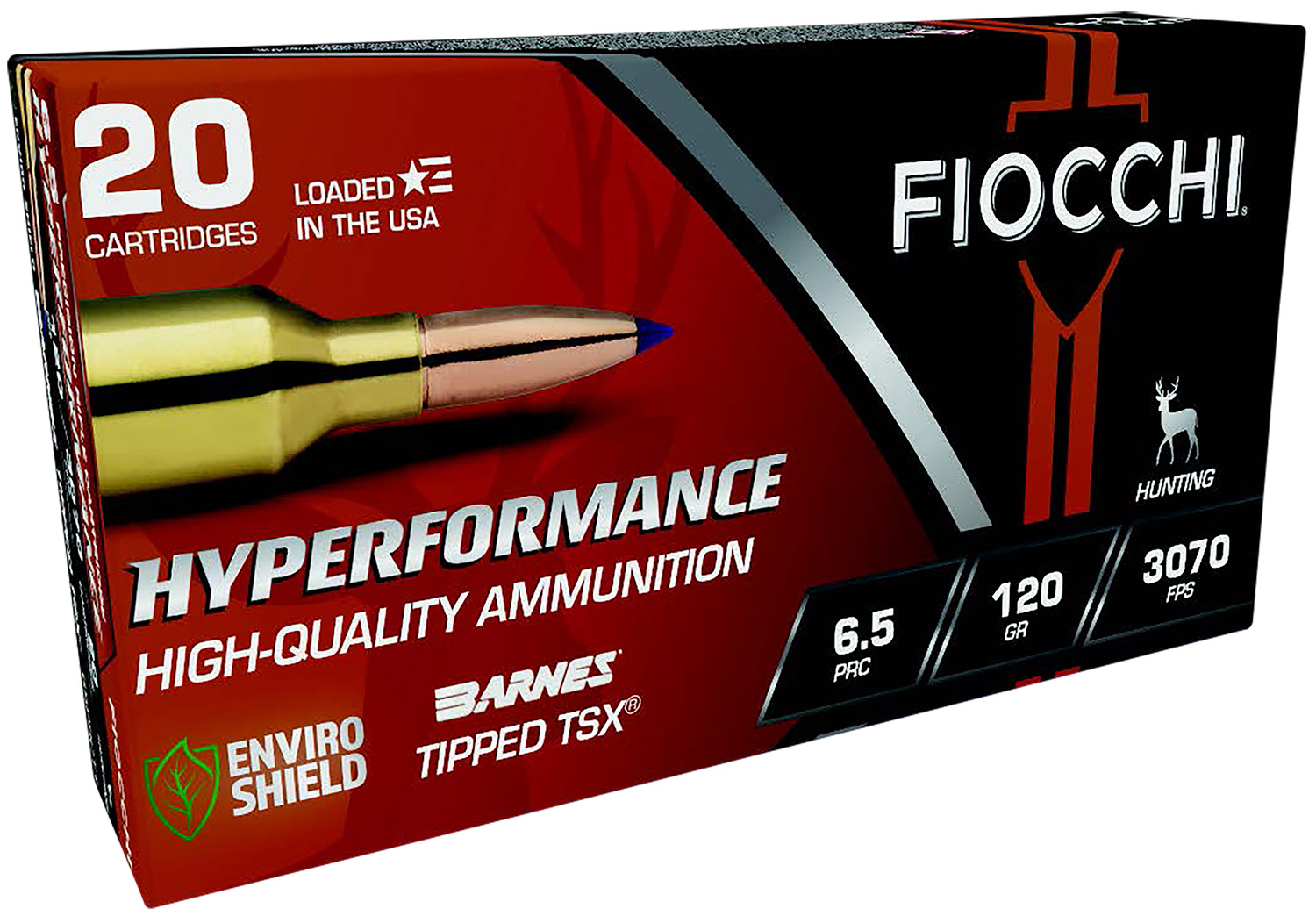 Fiocchi 65PRCTT Hyperformance 6.5PRC 120gr Barnes Tipped TSX 20/Box