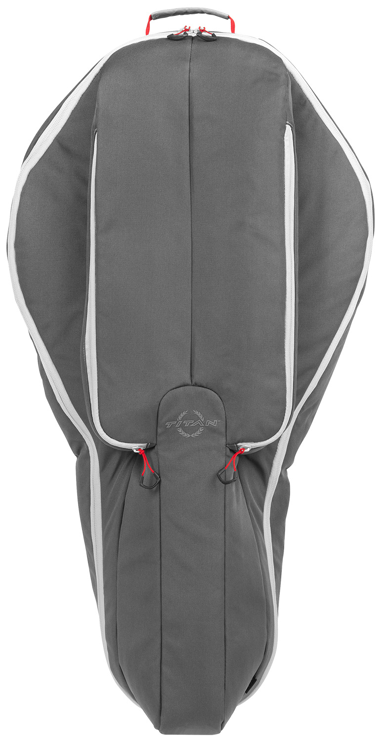 Allen 6081 Krait Crossbow Case Gray/Red with Padded Shoulder Straps