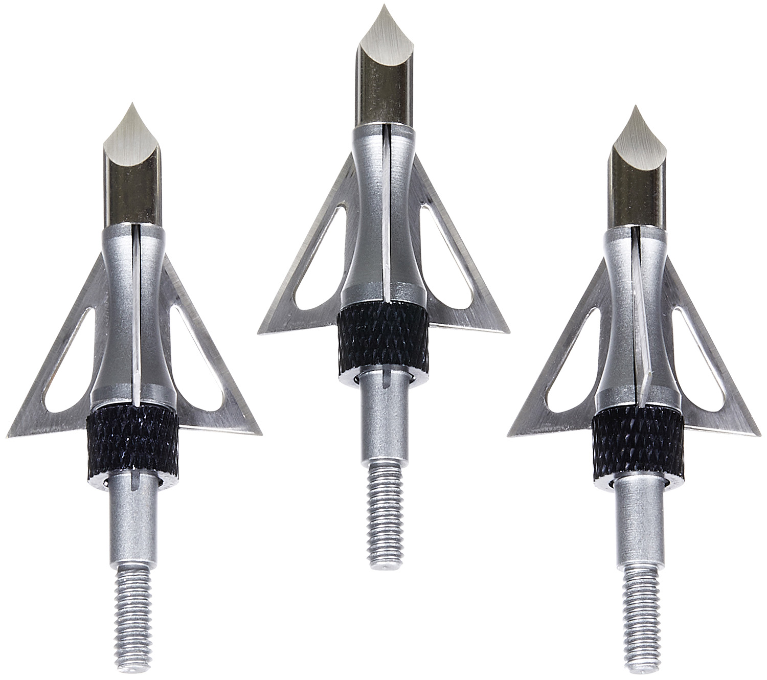 Allen 14635 Impact Fixed Blade Broadhead Stainless Steel Blades Silver 3 Pack