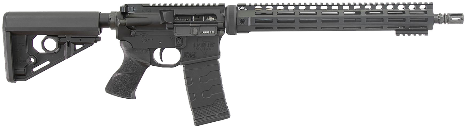 LaRue Tactical LT1555616MLOK LT15 5.56 16" 30+1 Black Semi-Auto Rifle