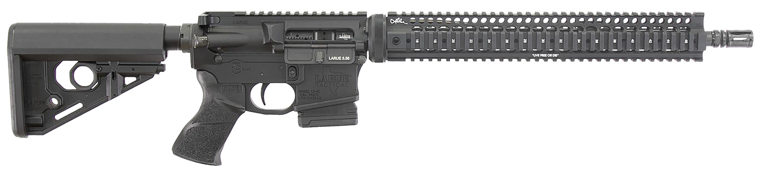 Larue Tactical LT1555616QUADLC LT15 Quad Rail 5.56 10+1 16” Stealth...