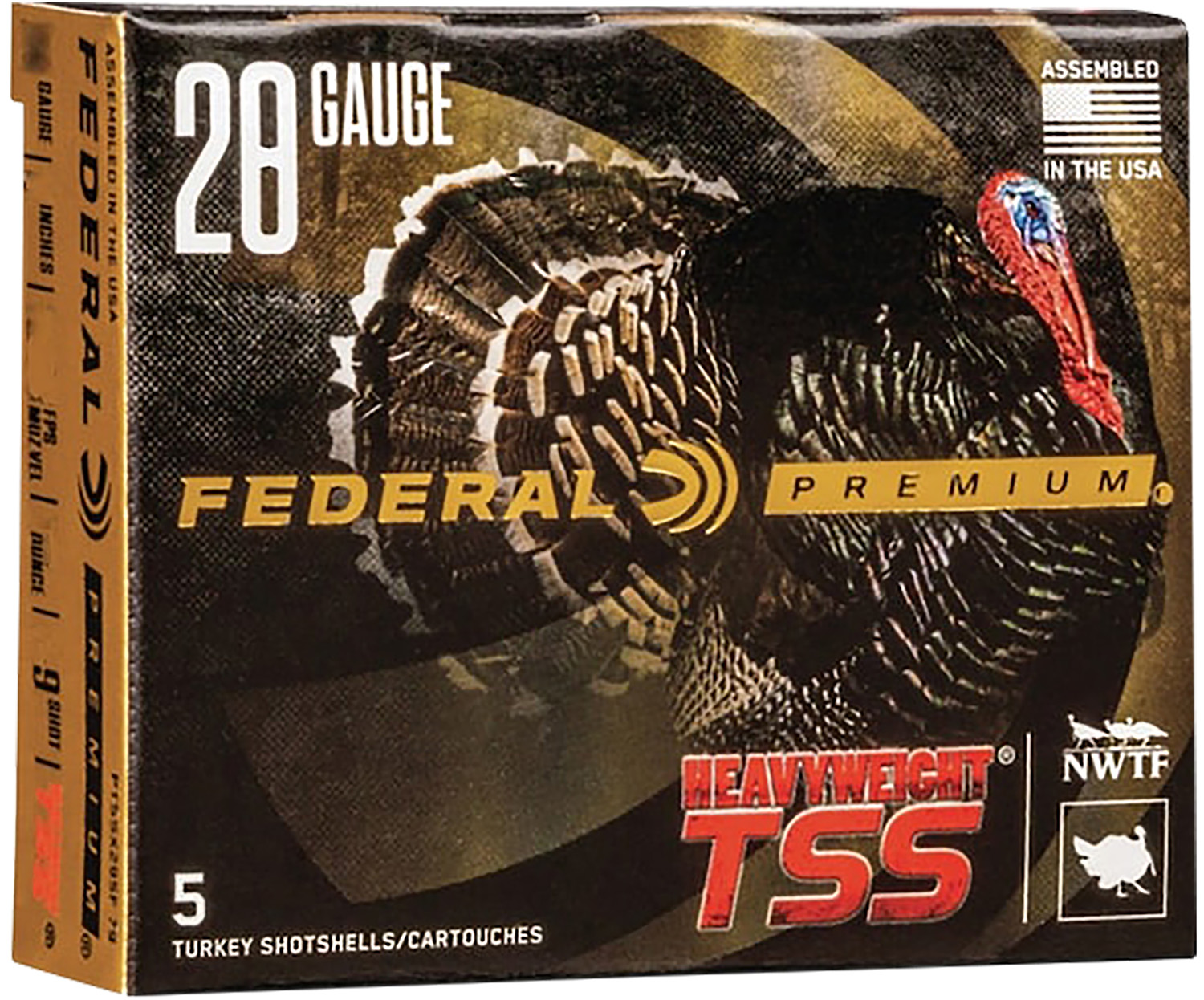 Federal PTSSX289F9 Premium TSS 28Gauge 2 1 1/4oz 9Shot 5 Per Box/10 Case