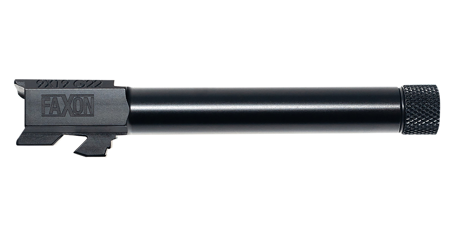 Faxon Firearms GA910N22NGQ-T Duty Series 9mm Fits G22 Gen2-4 4150 Steel