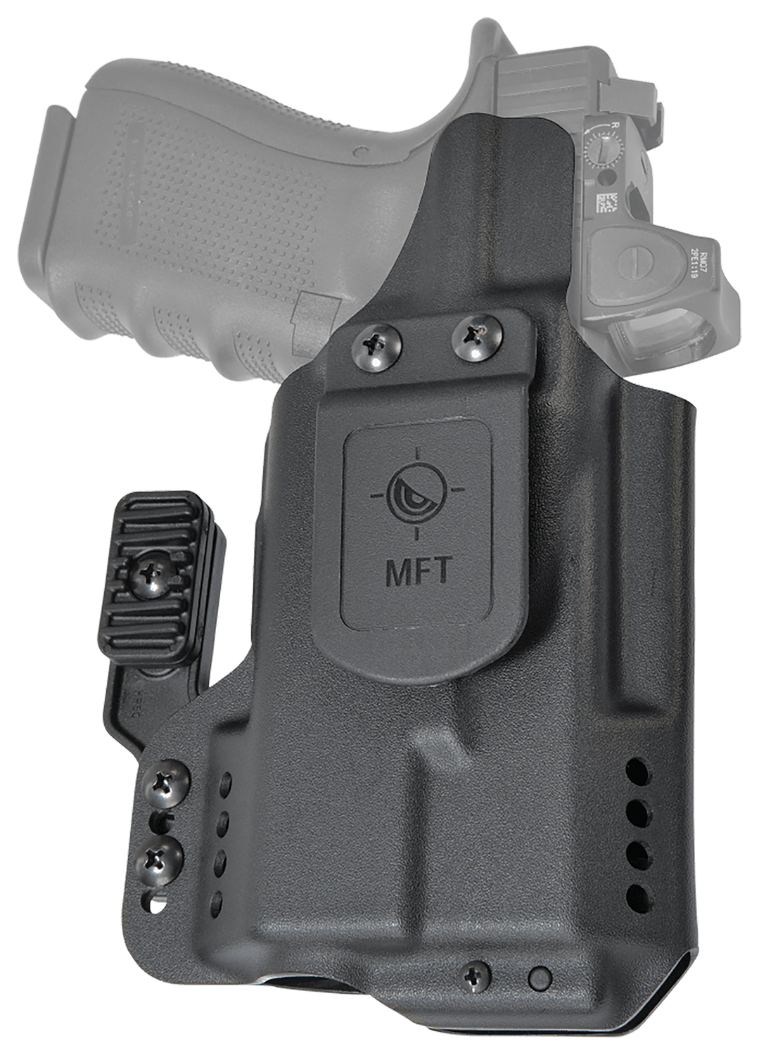 Mission First Tactical H5GL1WL7 IWB Black Fits Glock 19 Ambidextrous